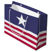 Patriottische Amerikaanse stijl Groot Cadeauzakje (Voorkant Gekanteld)