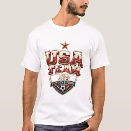 Patriottische Amerikaanse supporter fan T-shirt