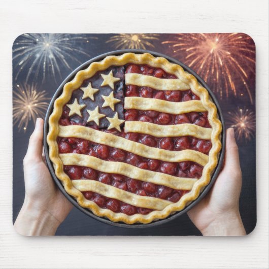 Patriottische Amerikaanse taart Muismat (Voorkant)
