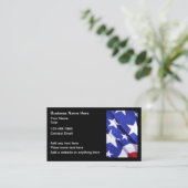 Patriottische Amerikaanse thema-Visitekaartjes Visitekaartje (Staand voorkant)