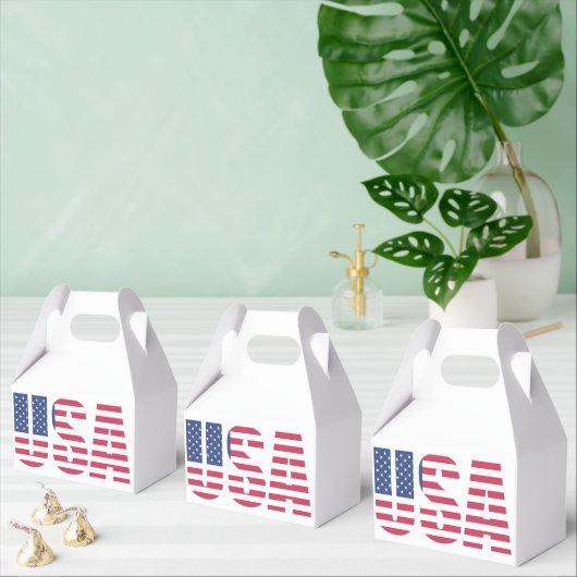 Patriottische Amerikaanse Trots Partij Behandeling Bedankdoosjes (Meervoudige)