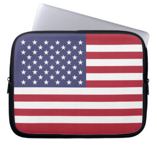 Patriottische Amerikaanse USA-vlag laptophoes Laptop Sleeve