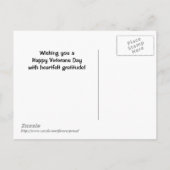 Patriottische Amerikaanse veranda Veterans Day kaa Briefkaart (Achterkant)