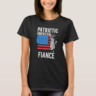 Patriottische Amerikaanse verloofde Usa Patriot Am T-shirt