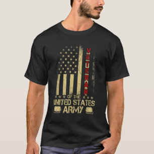 Patriottische Amerikaanse Veteraan Red Line Americ T-shirt