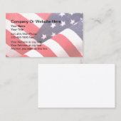 Patriottische Amerikaanse Visitekaartjes (Voorkant / Achterkant)