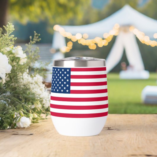 Patriottische Amerikaanse Vlag (Bruiloft (Gedraaid) )