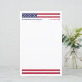 Patriottische Amerikaanse vlag (Staand voorkant)