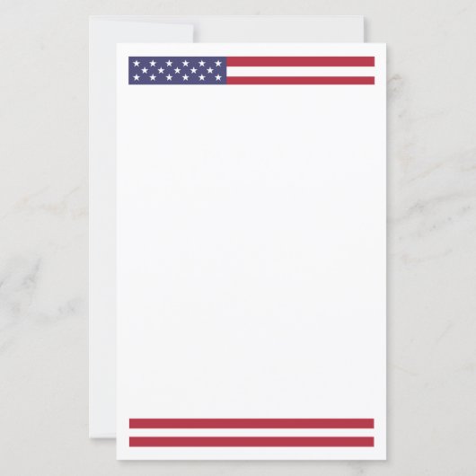 Patriottische Amerikaanse vlag (Achterkant)