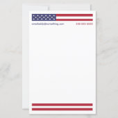 Patriottische Amerikaanse vlag (Voorkant)