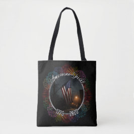 Patriottische Amerikaanse Vlag 1776 - 2026 Reizen Tote Bag