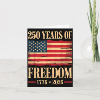 Patriottische Amerikaanse vlag 4 juli 250-jarig ju Kaart