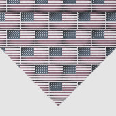 Patriottische Amerikaanse vlag 4 juli geschenkpapi Tissuepapier (Detail)