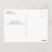 Patriottische Amerikaanse vlag - Aangepaste foto o Briefkaart (Achterkant)