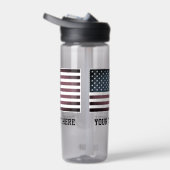 Patriottische Amerikaanse vlag, aangepaste naam wa Waterfles (Rechts)