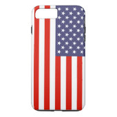 Patriottische Amerikaanse vlag, aanpasbaar Case-Mate iPhone Case (Achterkant)