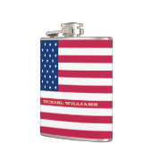 Patriottische Amerikaanse vlag Amerikaanse vlag Bi Heupfles (Links)