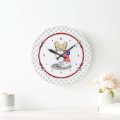 Patriottische Amerikaanse vlag Amerikaanse vlag Pa Grote Klok (Huis)