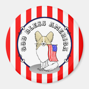 Patriottische Amerikaanse vlag Amerikaanse vlag Pa Magneet