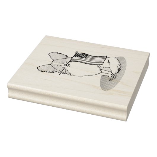 Patriottische Amerikaanse vlag Amerikaanse vlag Pa Rubberstempel (Stempel)