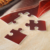 Patriottische Amerikaanse vlag Apple Pie Baseball  Legpuzzel (Zijkant)