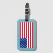 Patriottische Amerikaanse vlag Bagagelabel Gift (Voorkant (verticaal))