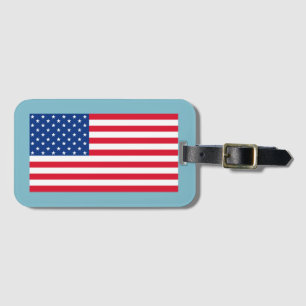 Patriottische Amerikaanse vlag Bagagelabel Gift