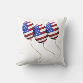 Patriottische Amerikaanse Vlag Ballonnen Kussen