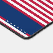 Patriottische  Amerikaanse vlag Bureaumat (Hoek)