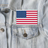 Patriottische Amerikaanse vlag Button (Insitu)