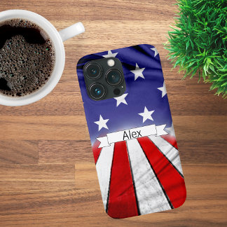 Patriottische Amerikaanse vlag Case-Mate iPhone Case