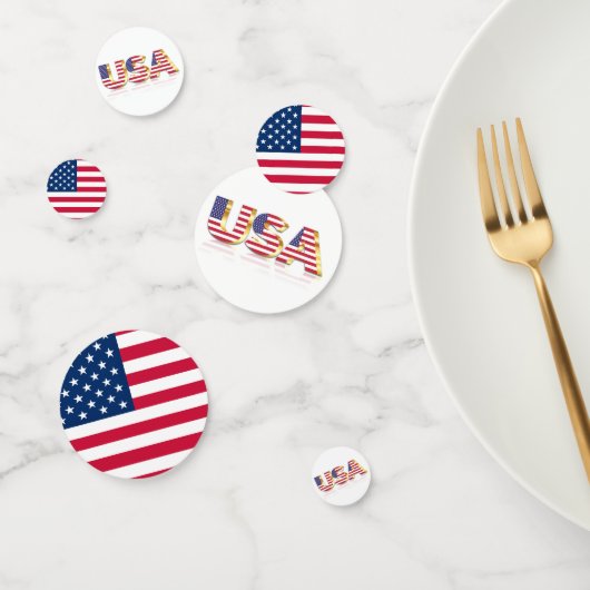 Patriottische Amerikaanse vlag Confetti (Groep)