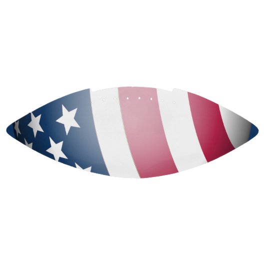 Patriottische Amerikaanse vlag, Cool Fun Wereldbol American Football (Paneel)