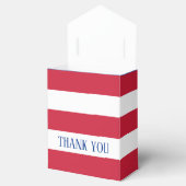Patriottische Amerikaanse vlag Dank je wel Bedankdoosjes (Geopend)