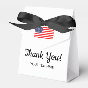 Patriottische Amerikaanse vlag, dank u wel voor Fa Bedankdoosjes