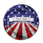 Patriottische Amerikaanse vlag Dartbord (Voorkant)