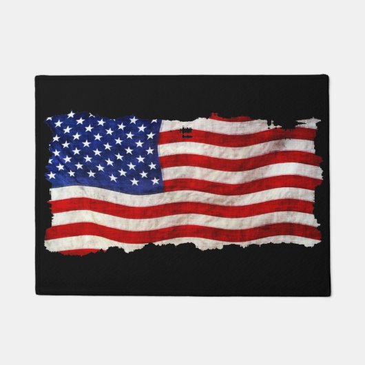 Patriottische Amerikaanse vlag Deurmat (Voorkant)