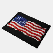 Patriottische Amerikaanse vlag Deurmat (Schuin)