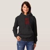 Patriottische Amerikaanse vlag diskgolfen Hoodie (Voorkant volledig)