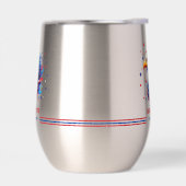 Patriottische Amerikaanse vlag Eagle (Links)