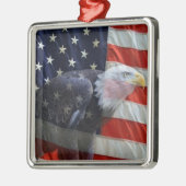 Patriottische Amerikaanse vlag Eagle Ornament (Links)