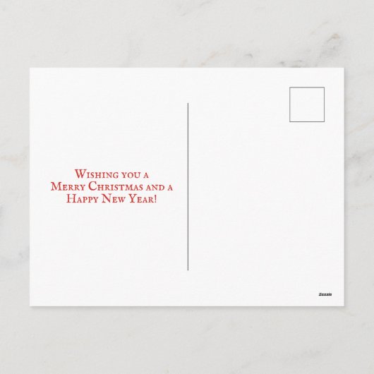 Patriottische Amerikaanse vlag en kerstboom Feestdagenkaart (Achterkant)