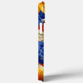 PATRIOTTISCHE AMERIKAANSE VLAG EN ZONNEBLOEMEN Case-Mate iPhone CASE (Achterkant / Rechts)