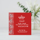 Patriottische Amerikaanse vlag Firecracker Birthda Kaart (Staand voorkant)