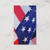 Patriottische Amerikaanse vlag gebedsmonument Contactkaartje (Achterkant)