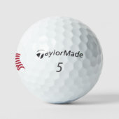 Patriottische Amerikaanse Vlag Golfbal Golfballen (Logo)