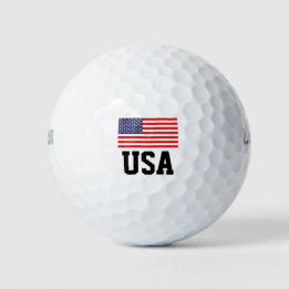 Patriottische Amerikaanse vlag golfbal set | USA P Golfballen