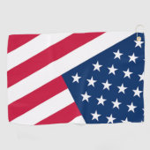 Patriottische Amerikaanse vlag golfhanddoek (Horizontaal)