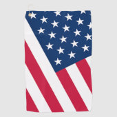 Patriottische Amerikaanse vlag golfhanddoek (Voorkant)