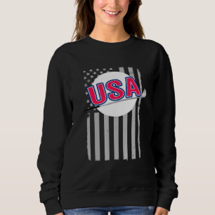 Patriottische Amerikaanse vlag Golfing American Go Trui